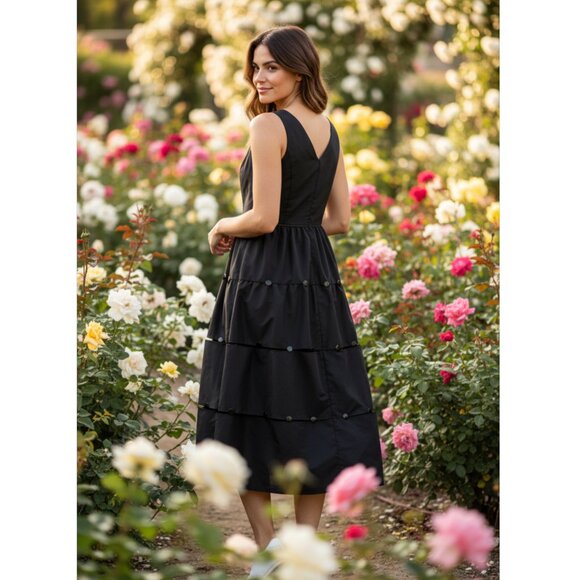 Runway Marc Jacobs Silk Midi Length Dress Size: S  US 4 New - Picture 7 of 12